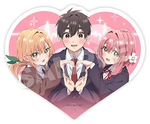 君のことが大大大大大好きな100人の彼女 ダイカットステッカー 絵柄A (キャラクターグッズ)