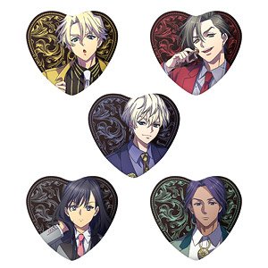 High Card [Especially Illustrated] Trading Heart Can Badge (Set of 6) (Anime Toy)