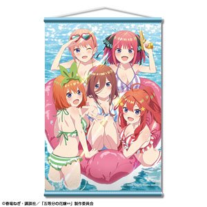 五等分の花嫁∽ B2タペストリー デザイン07 (集合/水着A) (キャラクターグッズ)