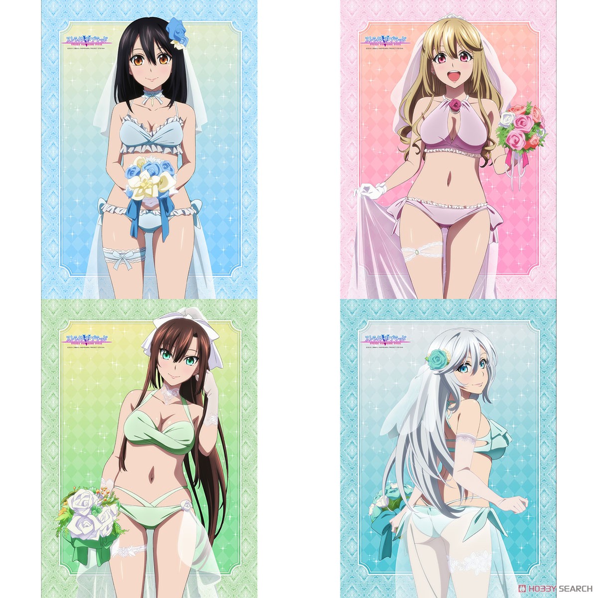 Strike the Blood [Especially Illustrated] B2 Tapestry (Sayaka / Wedding Swimwear) W Suede (Anime Toy) Other picture1