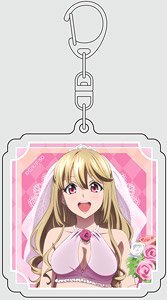 Strike the Blood [Especially Illustrated] Acrylic Key Ring (Asagi / Wedding Swimwear) (Anime Toy)