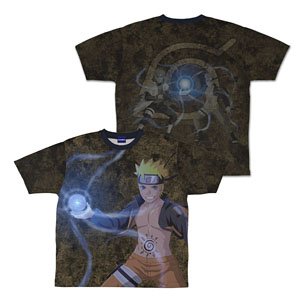 Naruto: Shippuden [Especially Illustrated] Naruto Uzumaki Double Sided Full Graphic T-Shirt L (Anime Toy)