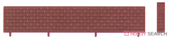 Fence Made Brick (Unassembled Kit) (Fence 10 Pieces,Gate Post 2 Pieces) (N Scale Accessory Series) (Model Train) Item picture1