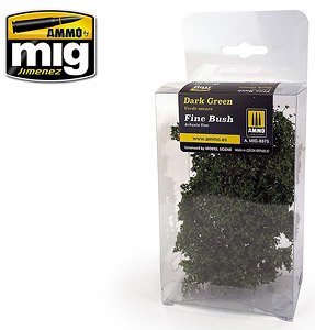 Fine Bush - Dark Green (Plastic model)