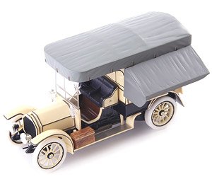 メルセデス 22/50 PS キュンヒェンワーゲン(移動式キッチン) 1913 アイボリー/グレー (ミニカー)