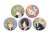 Natsume`s Book of Friends [Especially Illustrated] Can Badge Collection [Shiki Ver.] (Set of 5) (Anime Toy) Item picture1