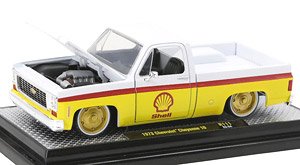 1973 Chevrolet Cheyenne 10 `SHELL` - Bright White &Yellow (ミニカー)