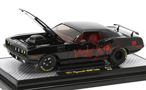 1971 Plymouth HEMI CUDA `VOODO LUNATI` - Black Pearl Metallic (ミニカー)