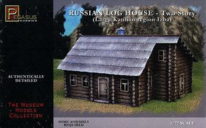 Russian Log Houses Two Story (Large Karilian Region Izba) (Plastic model)