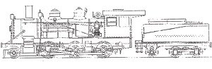 1/80(HO) Ministry of Communications 8100 Air Brake Type (Unassembled Kit) (Model Train)