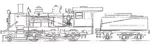 16番(HO) 鉄道作業局 8100 空制タイプ (組み立てキット) (鉄道模型)