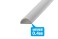 Plastic Material (Gray) Half Pipe 1.5 x 3 mm (5pcs.) (Material) その他の画像4 Thumbnail