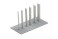 Plastic Material (Gray) Half Pipe 1.5 x 3 mm (5pcs.) (Material) その他の画像5 Thumbnail