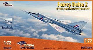 Fairey Delta 2 British Supersonic Experimental Aircraft (Plastic model)