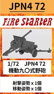 IJA Mobile Type 90 75mm Field Gun (Plastic model)