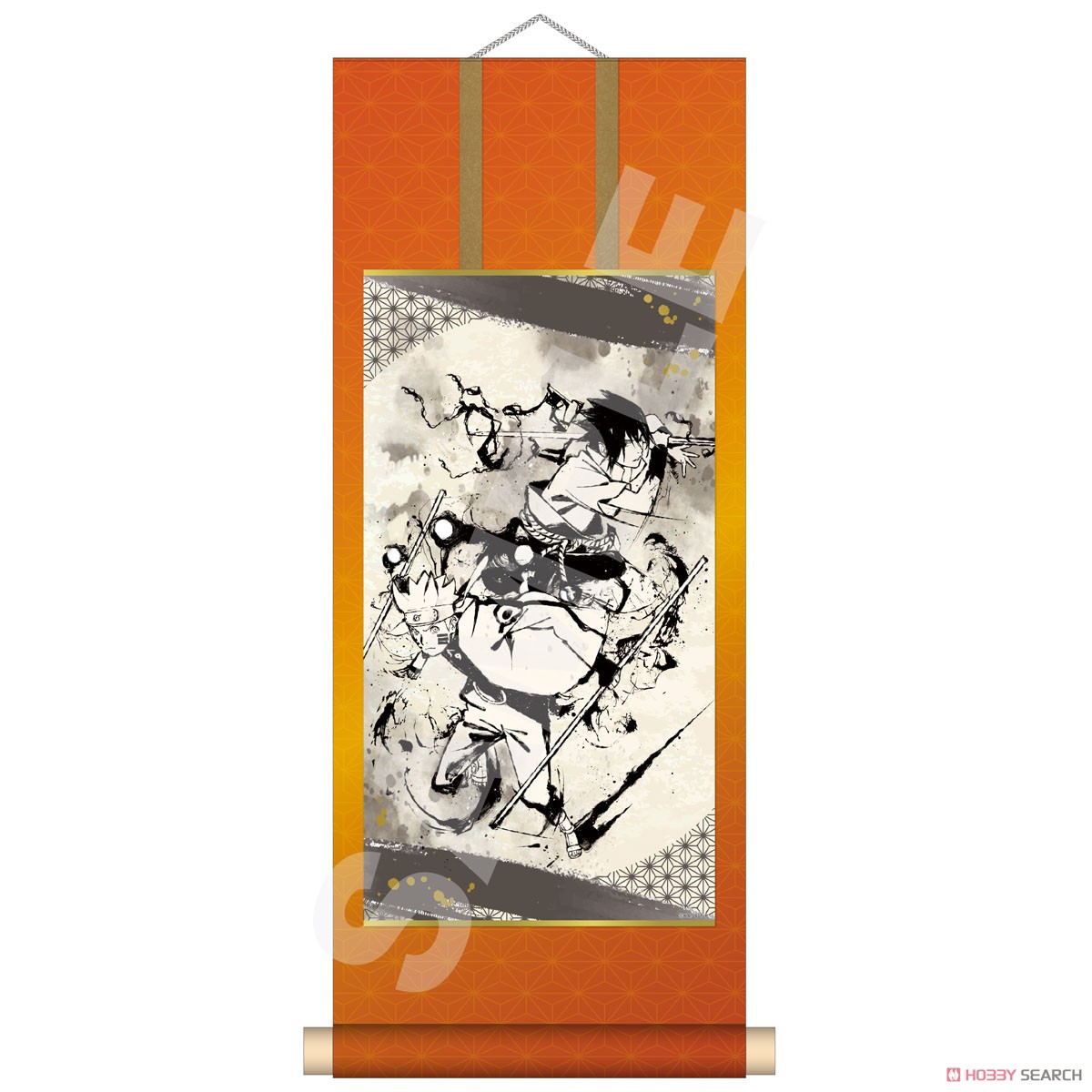 [Naruto: Shippuden] Hanging Scroll 01 Naruto & Sasuke (Anime Toy) Item picture1
