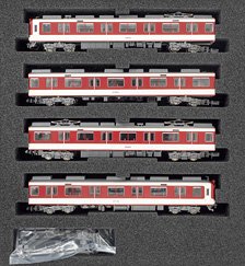 Kintetsu Series 2610 (Separate Cooler Cover, Non-Renewaled Car, Old Color) Four Car Formation Set (w/Motor) (4-Car Set) (Pre-colored Completed) (Model Train)