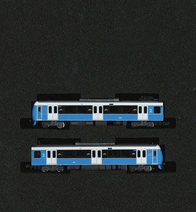静岡鉄道A3000形 (クリアブルー・新ロゴ) 2両編成セット (動力付き) (2両セット) (塗装済み完成品) (鉄道模型)