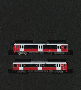 静岡鉄道 A3000形 (パッションレッド・新ロゴ) 2両編成セット (動力付き) (2両セット) (塗装済み完成品) (鉄道模型)