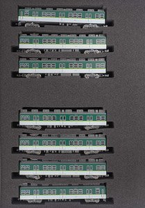 Keihan Series 2400 (1st Edition, 2453 Formation, New Color) Seven Car Formation Set (w/Motor) (7-Car Set) (Pre-colored Completed) (Model Train)