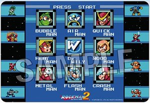 ロックマン2 Dr.ワイリーの謎 イラストプレイマットNT セレクトステージ (カードサプライ)