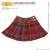 PNS Side Button Pleated Skirt II (Red Check) (Fashion Doll) Item picture1