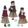 PNS ふんわり風にのるロングスカート (グレージュ) (ドール) その他の画像1 サムネイル