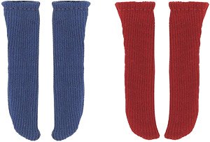 PNS Crew Socks Cset (Blue x Red) (Fashion Doll)