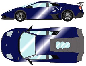 Lamborghini Murcilago LP670-4 Super Veloce 2009 ブルーフォンタス (ミニカー)