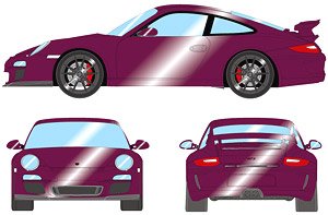 Porsche 911 (997.2) GT3 2010 アメジストメタリック (ミニカー)