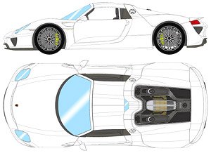 Porsche 918 Spyder 2011 White (Diecast Car)