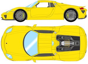 Porsche 918 Spyder 2011 レーシングイエロー (ミニカー)