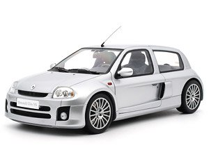 Renault Clio V6 Phase1 2001 (Silver) (Diecast Car)