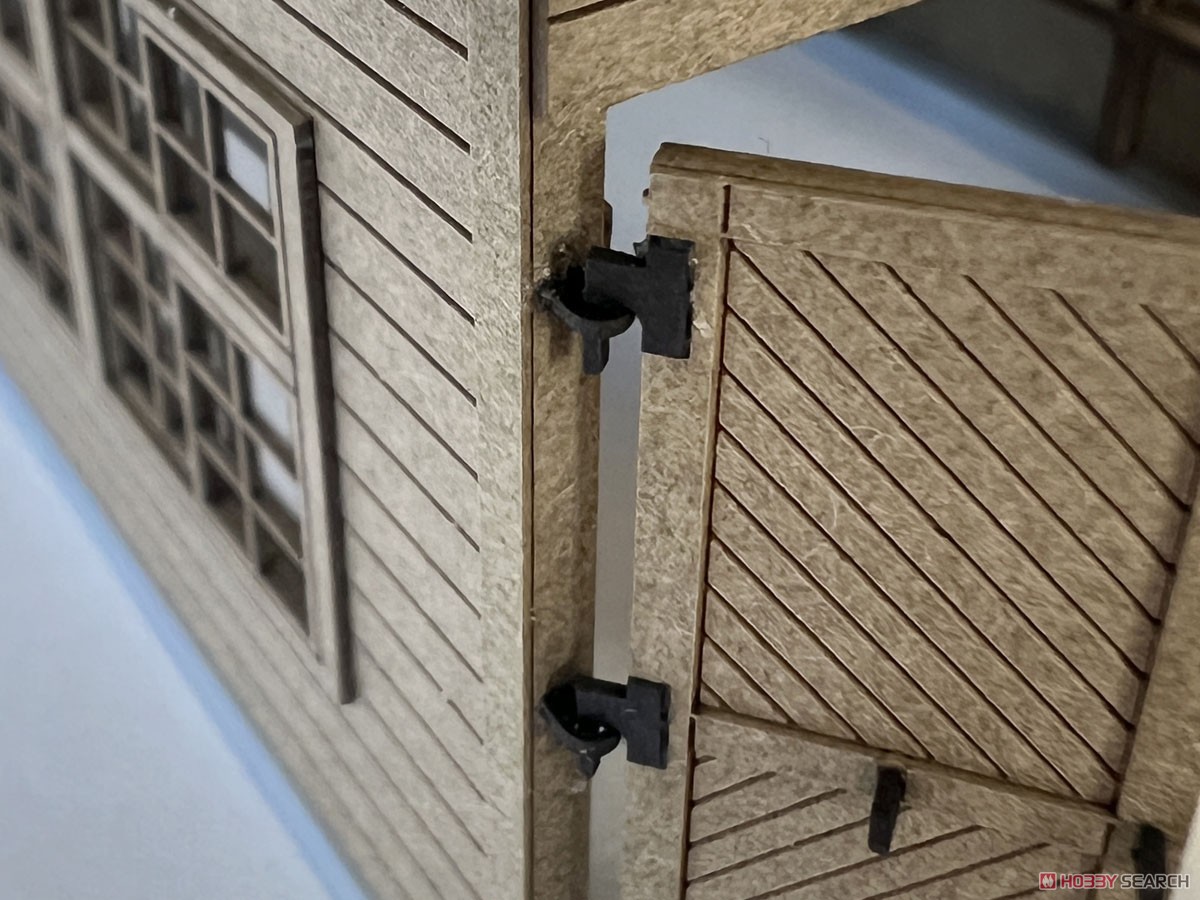 (HOe) Forest Railway Series `Sugisawa Dual Track Engine House II` Paper Kit [1:87, Colored] (Unassembled Kit) (Model Train) 商品画像5