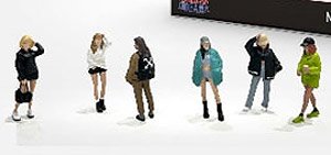 Figure Set - METRO GIRLS (Diecast Car)