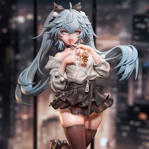Girls` Frontline Neural Cloud Florence Drugged Chocolate Ver. w/Bonus Item (PVC Figure)