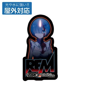 Re:Zero -Starting Life in Another World- Demon Rem Outdoor Support Sticker (Anime Toy)