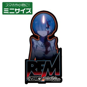 Re:Zero -Starting Life in Another World- Demon Rem Mini Sticker (Anime Toy)