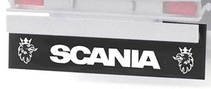 (HO) トレーラー、トラック用 泥除け `SCANIA` (8個) (鉄道模型)