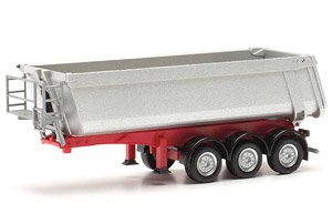(HO) Schmitz Cargobull スチールトラフ付 ダンプセミトレーラー シルバーメタリック (鉄道模型)