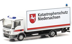 (HO) MAN TGL ボックストラック `disaster relief Lower Saxony` [MAN TGL Koffer-LKW] (鉄道模型)