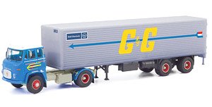 (HO) スカニア Vabis LB 76 ボックスセミトレーラー `Goedkoop & De Geus` (鉄道模型)