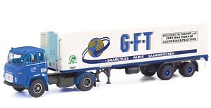 (HO) スカニア Vabis LB 76 冷蔵ボックスセミトレーラー `GFT Wetzlar` (鉄道模型)