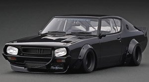 LB-WORKS Kenmeri 2Dr Black (ミニカー)