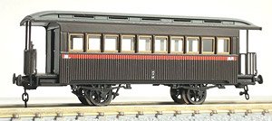 Ultra Fine Wooden Coach Series HAFU13/HAFU14 (Heritage Type) Paper Kit (Unassembled Kit) (Model Train)