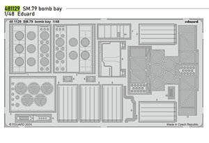 Photo-Etched Pats for SM.79 bomb bay (for Eduard) (Plastic model)