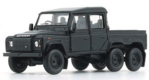 Land Rover Defender 110 Pickup 6x6 2016 w/Accessory Matt Black RHD (Diecast Car)