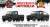 ランドローバー ディフェンダー 110 ピックアップ 6x6 2016 アクセサリー付 マットブラック RHD (ミニカー) その他の画像1