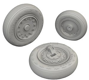 J35 Draken Wheels Type 1 (for Hasegawa) (Plastic model)