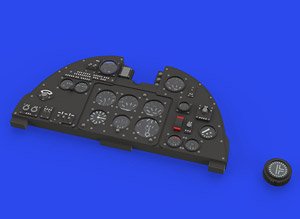 ハリケーン MK.IIc 「ルック」 計器板 (ホビーボス用) (プラモデル)